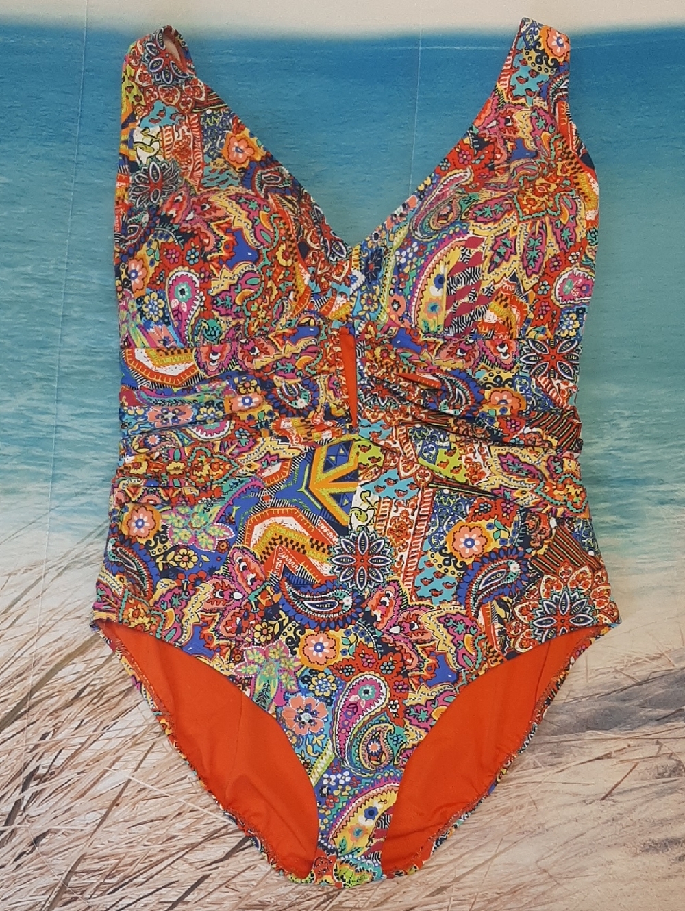 Bleu Rod Beattie Size 20 W One Piece Swim Suit Beach Pool